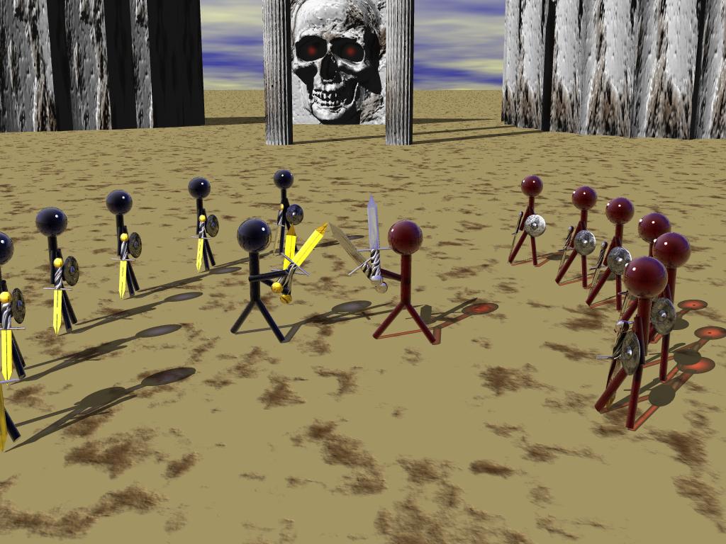 3d scene 201