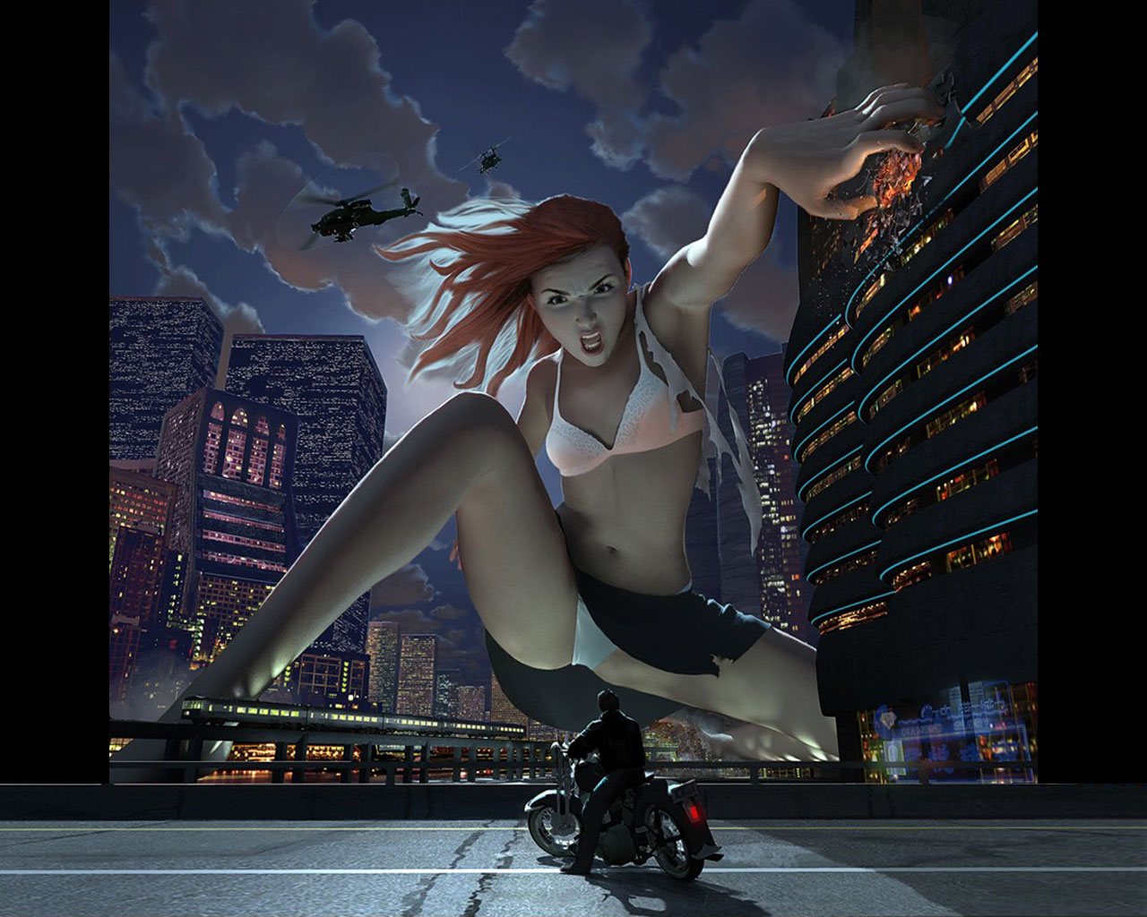 Psycho girlfriend wallpaper 1