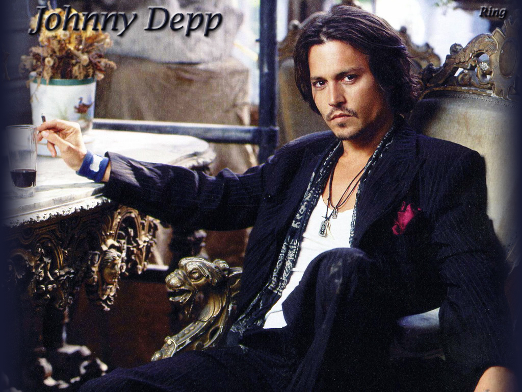 hot johnny depp wallpaper