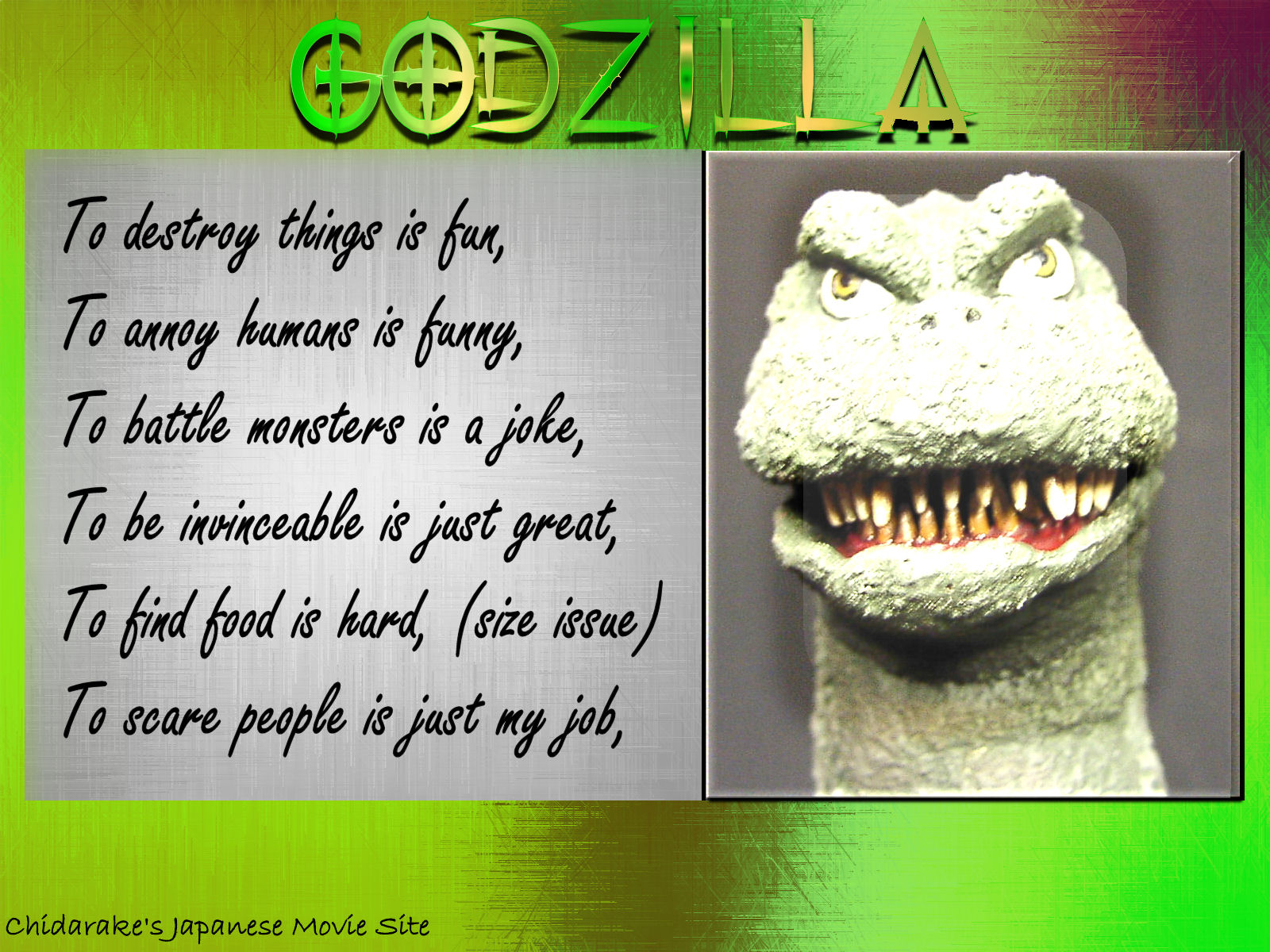 You are viewing the Godzilla wallpaper named Godzilla 4.